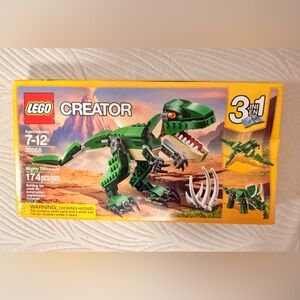 LEGO Creator 3 in 1 Mighty Dinosaurs 31058 Building Toy Set Kid Read Description
